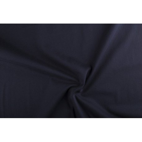 Katoen Twill Stretch uni blauw 02887 008