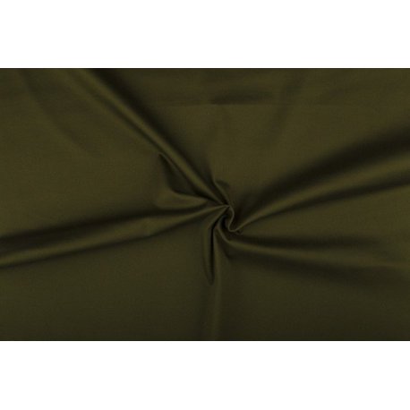 Katoen Twill Stretch uni groen 02887 027
