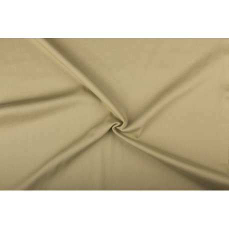 Katoen Twill Stretch uni beige 02887 052