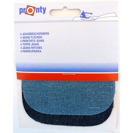 2-stuks  Pronty kniestukken jeans