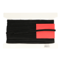 25 mtr Paspelband Elastisch dubbelzijdig  10mm, 41 kleuren 5005