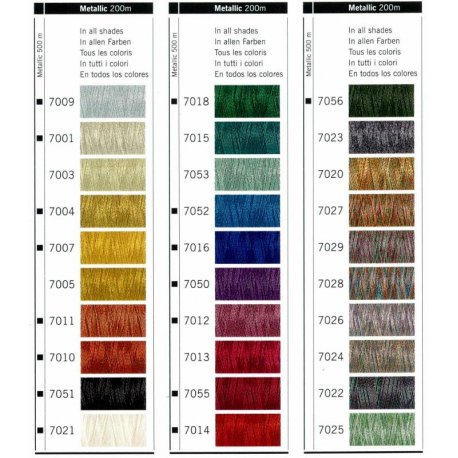 Sulky Metallic Gütermann 200 en 500 mtr.