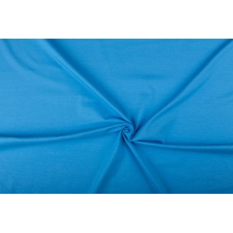 Tricot Uni Katoen/Elastan blauw 002