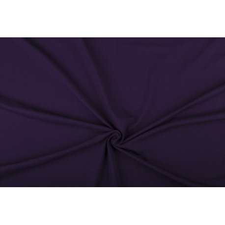 Tricot Uni Katoen/Elastan paars 045