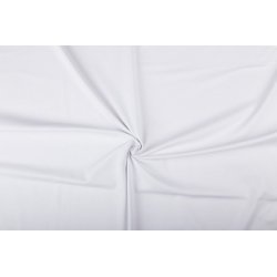 Tricot Uni Katoen/Elastan wit 050