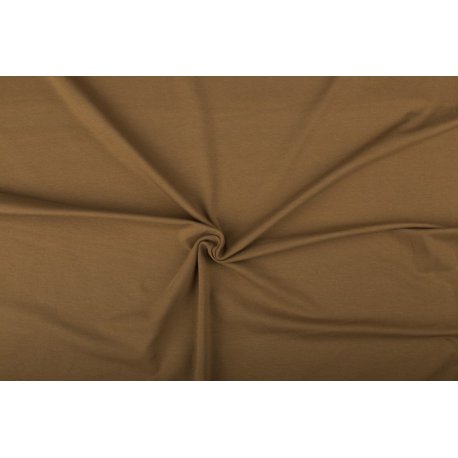 Tricot Uni Katoen/Elastan bruin 055