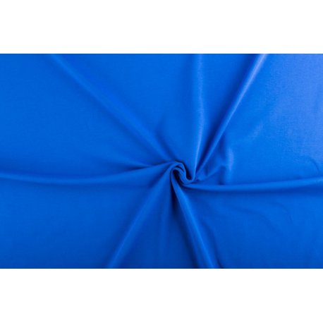 Tricot Uni Katoen/Elastan blauw 105