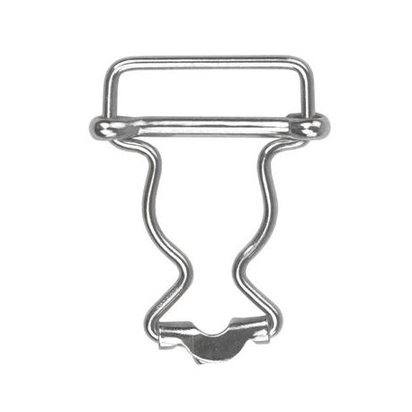 Tuinbroekgesp Draadsluiting zilver, goud of koper. 25-35-40 mm
