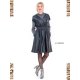Leer Look Gecoat blauw 008