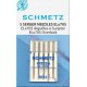 Schmetz voor lockmachines. Assorti. Pakje 5 stuks.