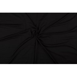 Tricot/Jersey Viscose Elastan Uni zwart 02194 069