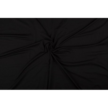 Tricot/Jersey Viscose Elastan Uni zwart 02194 069