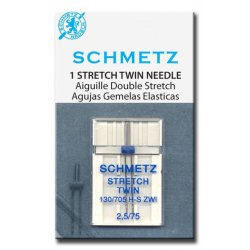 Schmetz stretch-tweeling. Keus uit 25-75 en 40-75
