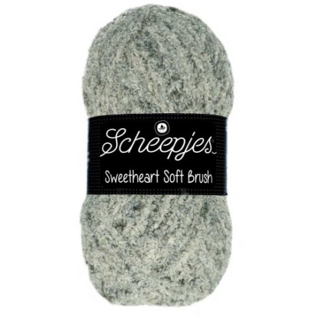 Sweetheart Soft Brush Scheepjes Zwart Grijs 527