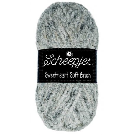 Sweetheart Soft Brush Scheepjes Wit Zwart Grijs 528