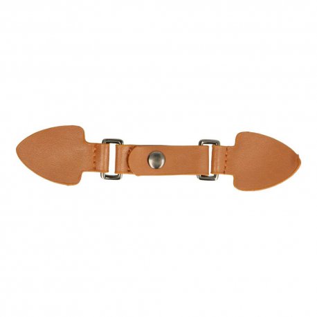 Kiltriempje 33 mm Bruin Zilver 0065-653