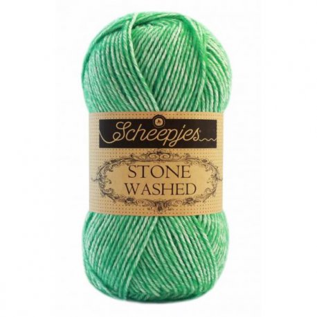 Stone Washed. Pendikte 3-3,5 mm. Kleur 826 Forsterite Scheepjeswol