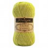 10x Stone Washed. Pendikte 3-3,5 mm. Kleur 827 Peridot Scheepjeswol
