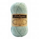10x Stone Washed. Pendikte 3-3,5 mm. Kleur 828 Larimar Scheepjeswol