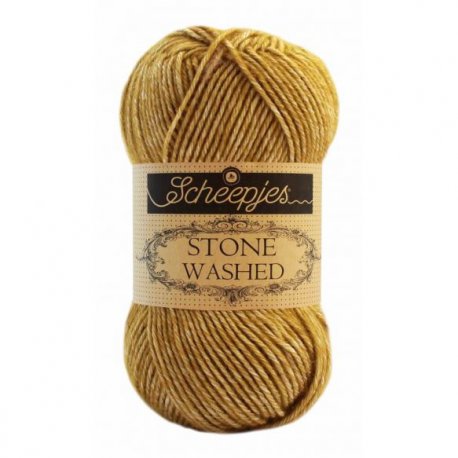 Stone Washed. Pendikte 3-3,5 mm. Kleur 832 Enstatite Scheepjeswol