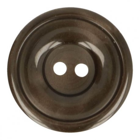 Knoop Bottoni Italiani 4348 881 bruin keuze uit 6 groottes
