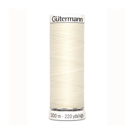Alles naaigaren Gutermann 200 mtr. ecru