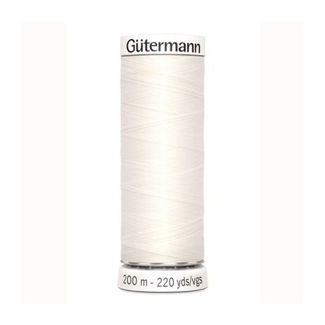 Alles naaigaren Gutermann 200 mtr. kleur 111 wit