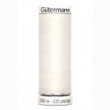 5x Alles naaigaren Gutermann 111 gebroken wit 200 mtr. kleur 111 Gebroken wit