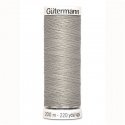 5x Alles naaigaren Gutermann 200 mtr. kleur 118 grijs