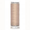 5x Alles naaigaren Gutermann 200 mtr. kleur 121 bruin