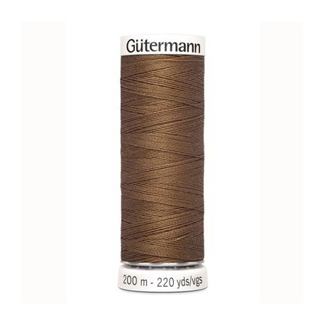 Alles naaigaren Gutermann 200 mtr. kleur 124 bruin