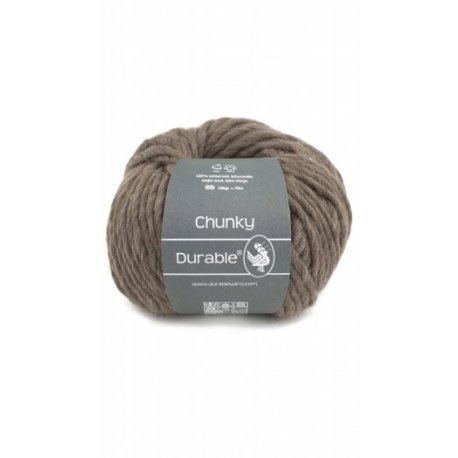 Durabel Chunky 2229 Chocolat 100% scheerwol