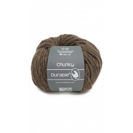 Durabel Chunky 2230 Dark Brown 100% scheerwol