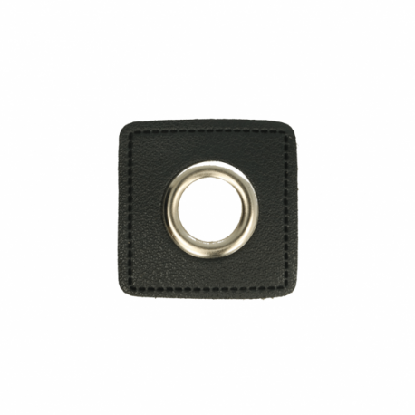 Nestels nikkel op Skai-leer zwart 8-11 of 14 mm