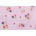 Poplin met bloemenprint 11057 roze 012