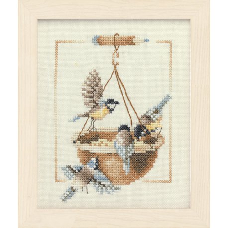 Telpakket kit Voederbakje met vogels