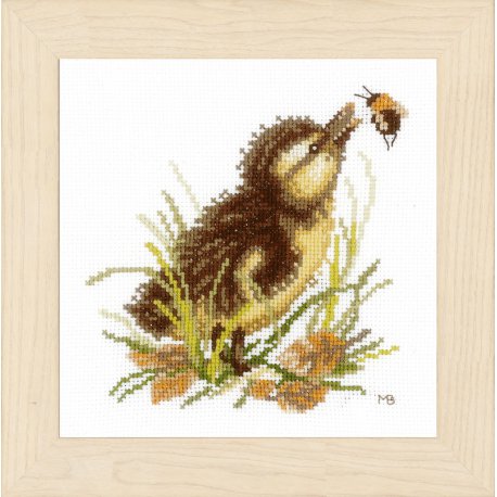 Telpakket kit Eendje en bij  Lanarte