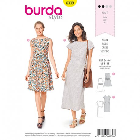 Burda 6339 Jurkjes