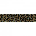 Elastisch luipaardprint band 40mm kleur 886 per cm/mtr te bestellen