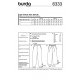 Burda 6333 Broeken van Jersey, Tricot of Jogging. Super Easy