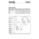 Burda 6391 Shirts maatje meer van Jersey, Tricot of crepe
