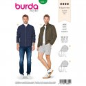 Burda 6351 Jasjes voor heren van gabardine of linnen