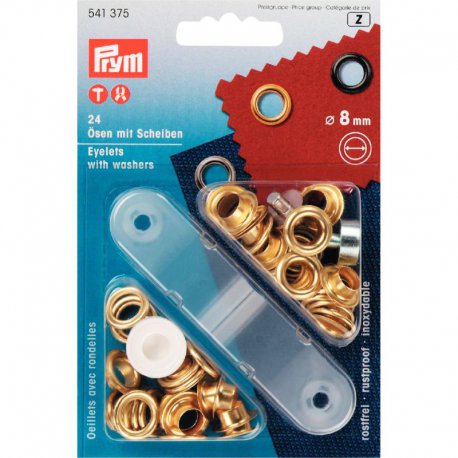 Prym Ring ook oogjes genoemd  Goud keuze 5-8-11 of 14 mm