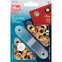 5x Prym Ring ook oogjes genoemd  Goud keuze 5-8-11 of 14 mm