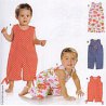 Burda 9652 Baby jumpsuit super Easy van Katoen of dunne jeans