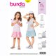 Burda 9341 Jurkjes voor kleuter van Tricot Jersey, Katoen of Jeans