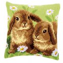 Kruissteekkussen kit 2 Konijnen  PN-0162709