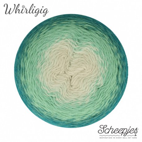 Scheepjes Whirligig 1x450g - 205 Teal to Ombré
