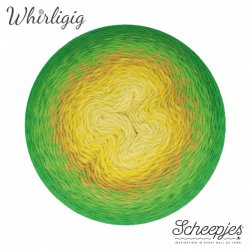 Scheepjes Whirligig 1x450g - 206 Green to Ochre