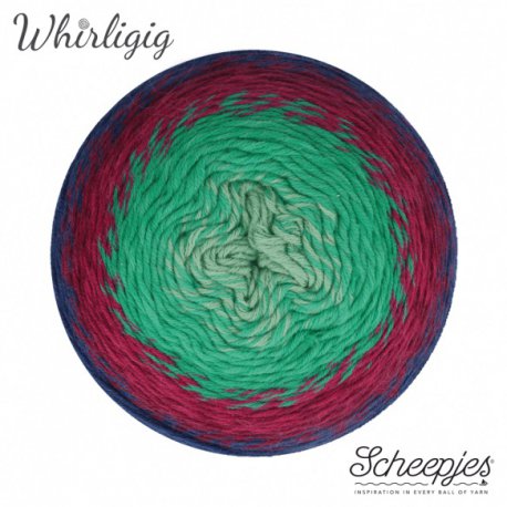 Scheepjes Whirligig 1x450g - 214 Sapphire to Jade